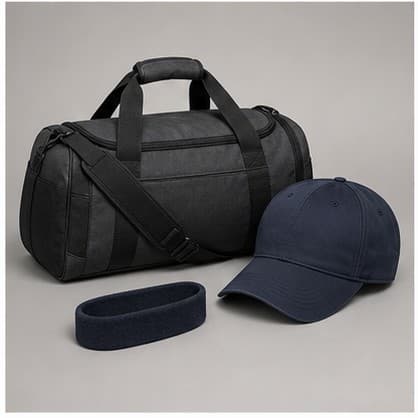 Demonstration catalogue photograph for the sports equipment & accessories category