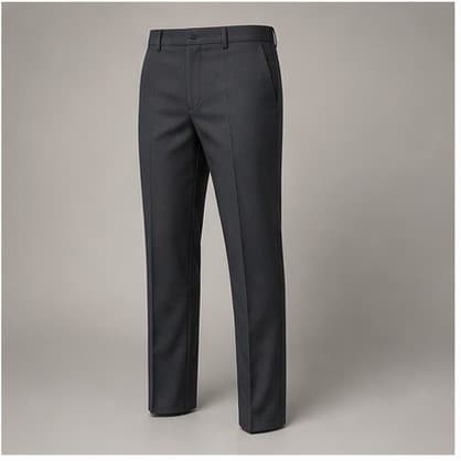 Demonstration catalogue photograph for the trousers category